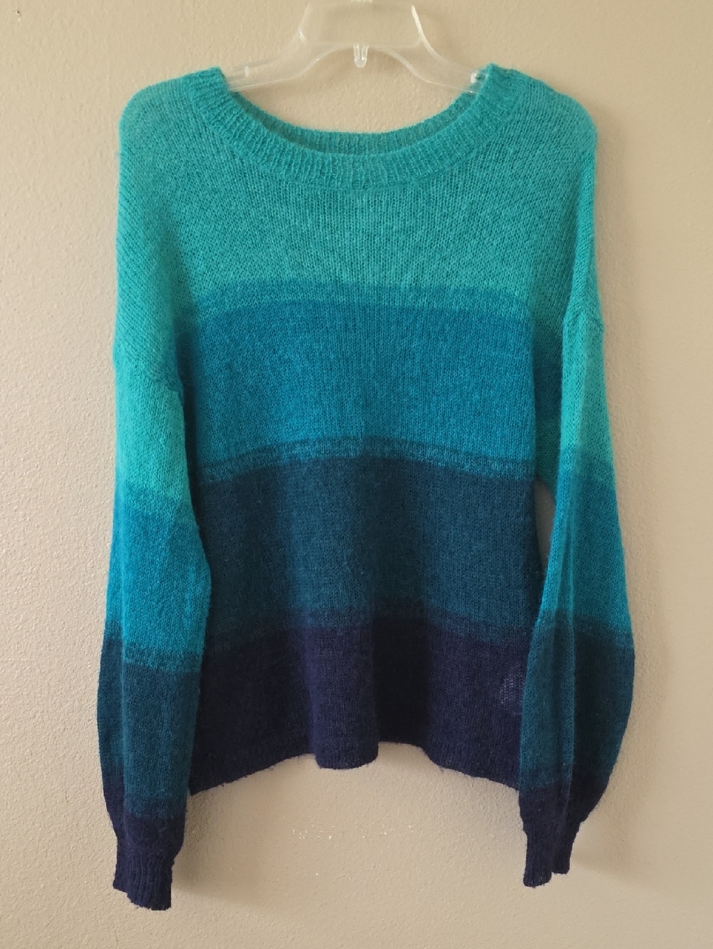 Charli Womens Ombre Striped Alpaca Blend Sweater - Size XS